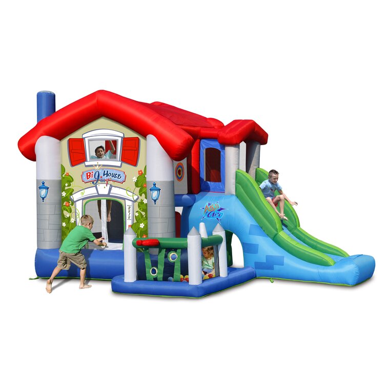 Action Air 9' x 11' Inflatable Bounce House & Reviews | Wayfair